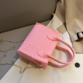 Trendy Felt Handbag Contemporary  Design Small Square Bag Stone Texture Versatile Casual Messenger for Daily Use Casual Outing Young Adults Street Fashion Accessory Essentials. 