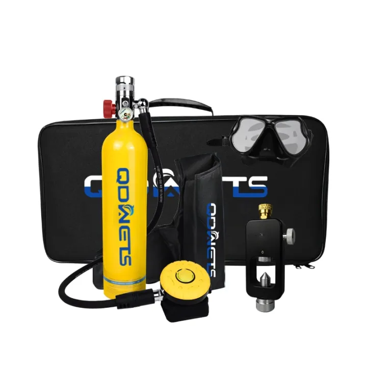 QDWETS%201L%20Mini%20Scuba%20Diving%20Tank/Equipment%20Oxygen%20Cylinder%20Underwater%20Breathing%20Portable%20Scuba%20Tank%20Kit%20Capacity%20Refillable%20-%20Image%207
