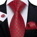 2023 New Black And White Dot Formal Business For Men Silk Polyester Wedding Party Men Suits Groom Accessories Man. 