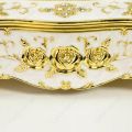 Luxurious Rose Tissue Box Acrylic Holder Cover Luxurious Elegant Design Tissue Holders Paper Holder Napkin Holder for Home Toilet Bath (Gold). 