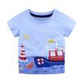 Children T-shirt 1-6Y Casual Fashion Summer Toddler Baby Boys T-shirt Cotton Style Short Sleeve O-Neck Pullover Cartoon T-Shirts.