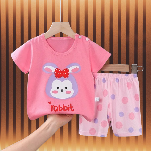 Baby & girl Summer 100% Cotton New born baby&Girl clothes combo Set For Baby & girl
