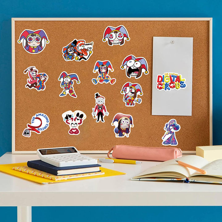 56pcs%20DIY%20Waterproof%20Sticker%C2%A0Funny%20Cartoon%20The%20Amazing%20Digital%20Circus%20Stickers%20brave%20-%20Image%208