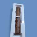 Leather Watchband Soft Material Watch Band Wrist Strap 42mm/44mm/45mm/49mm With Silver Stainless Steel Buckle. 