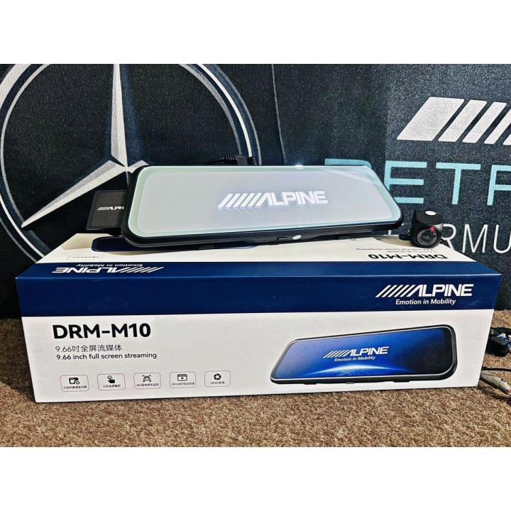 Dashcam Rear-View Mirror Video Recorder Alpine DRM-M10