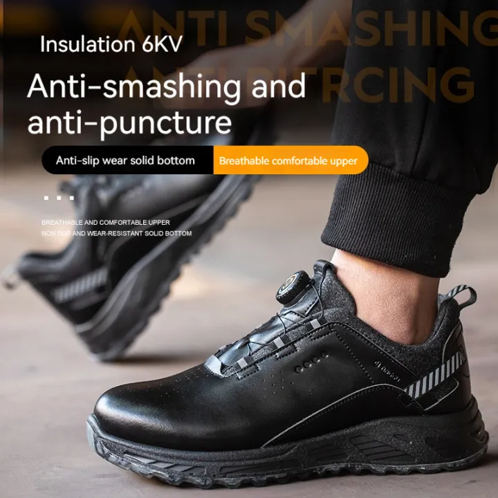 Insulation%206KV%20Black%20Leather%20Work%20Safety%20Shoes%20For%20Men%20Anti%20Smashing%20Steel%20Toe%20Cap%20Boots%20Non-slip%20Indestructible%20Male%20Footwear%20BunnyGarden%20-%20Image%202