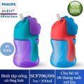 Philips Avent plastic drinking bottle with straw (200ml/7oz) for babies from 9 months old 796/00. 