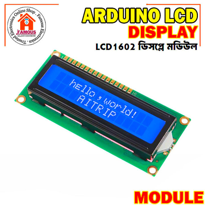 1602A LCD Display 16x2 Line use for Arduino Uno R3 Mega PIC AVR Development Board