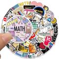 58pcs Math Study Love Stickers Pack Scrapbooking Aesthetic Stationery Bike Bottle Decals Phone Cases Planner Kids Stickers. 