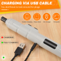 NCANRUI Electric Screwdriver 3.6V Small Cordless Screwdriver, USB Fast Charge Screwdriver Kit, Pen-Sized Mini Screwdriver.