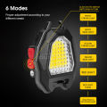 Outtobe Keychain Light Mini LED light Portable Multi-function COB Flood light Outdoor USB Rechargeable Keychain Light 6 Mode Strong Magnet Work Light Repair Work Outdoor Camping Light. 