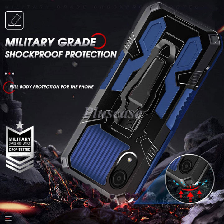 PlusCase%20for%20Samsung%20Galaxy%20A03%20Core%20Stand%20Phone%20Case%20Belt%20Clip%20Shockproof%20Hard%20Back%20Cover%20-%20Image%206