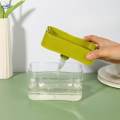 Soap Dispenser and Sponge Holder Soap Liquid Pump Dispenser for Home Kitchen. 