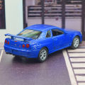 WELLY 1:36 Nissan Skyline GT-R R34 Die-Cast Vehicles Model Car Toys For Gift Collection.