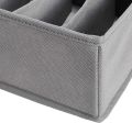 Large 9-Grid Foldable Wardrobe Organizer – Full-Covered Clothes Storage Box for Jeans, T-Shirts & Underwear.