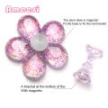 Ameesi Magnetic Nail Holder Shiny Visual Effect Magnetic Style Nail Art Prtice Display Stand. 