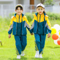 Elementary school uniforms, spring and autumn suits, jackets, thickened three-piece sets, autumn class uniforms, sportswear, kindergarten uniforms, winter. 