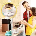 Simple Sunflower Coffee Mug Set Office Home Macaroon Series Coffee Ceramic Cups and Saucers Pink Pearl White Creative Cute Cup. 