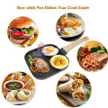 2 Hole Thickened Omelet Pan Non-Stick Egg Pancake Steak Pan Breakfast Maker Cookware for home.