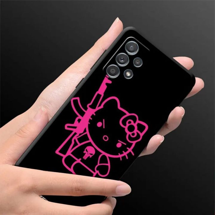 Cute%20Cool%20Hello%20Kitty%20Cat%20Case%20For%20Samsung%20Galaxy%20A52%20A12%20A32%204G%205G%20A21s%20A03%20A22%20A31%20A50%20A51%20A71%20A72%20A20e%20A13%20Black%20Soft%20Cover%20-%20Image%203