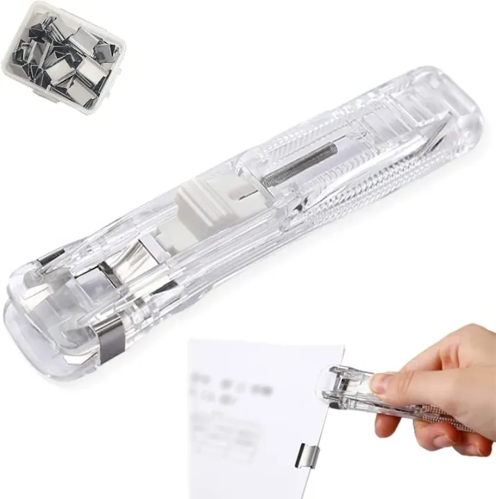 Hovaa%20Reusable%20Creative%20Stapler,portable%20Handheld%20Paper%20Clam%20Clip%20Dispenser%20with%2050%20Metal%20Clips,staplers%20for%20Paper,push%20Clipper%20Stapler,%20Office%20School%20Home%20Supplies%20Portable%20Mini%20Stapler%20-%20Image%208