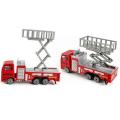 【The road to happiness Store】1PC Fire Engine Truck Toy Safety Car Boy Vehicles Juguetes Truck Sam Truck Fireman Fire Truck Car Toys Kids. 