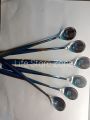 6 Pcs Of Long Handle Spoon Set/Steel Long Pickle Tea Spoon. 