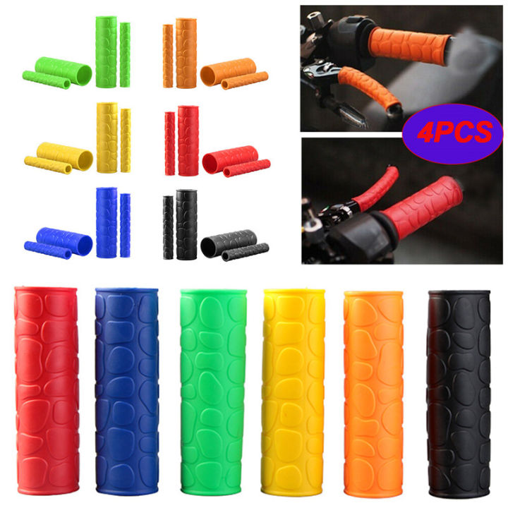 Motorcycle%20Soft%20Rubber%20Handle%20And%20Lever%20Grip%20Set%20-%20Image%202