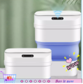 Smart Trash Can, Automatic Induction With Lid, Household Living Room, Folding Trash Can, Classified Storage Box (Video)Trash Bin Automatic Smart Sensor Plastic Large Capacity Rubbish Container For Home.