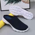 Men Slippers Summer Mesh Breathable Home Indoor Slippers Men Thick Bottom Slides Fashion Couple Walking Shoes Chanclas Hombre. 