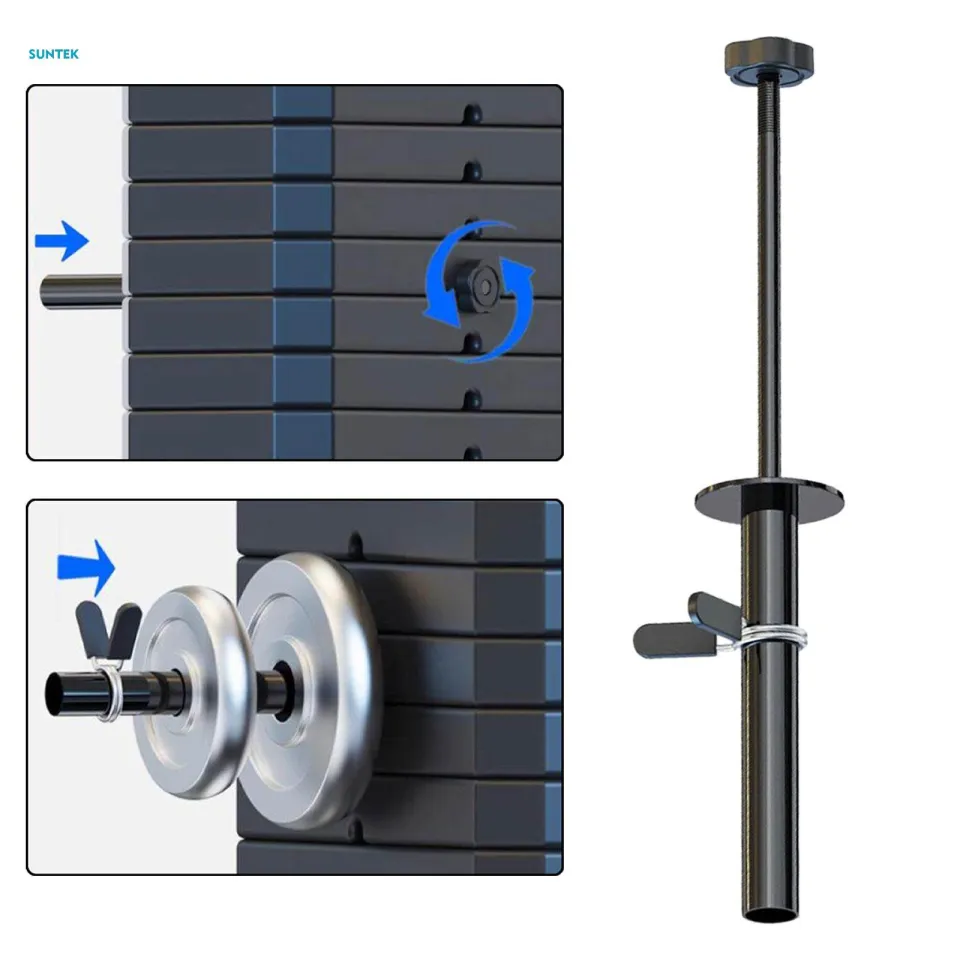Gym Weight Stack Extender Exercise Machine Barbell Parts Steel
