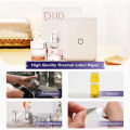 Niimbot D110 Label Printer Portable Wireless Bluetooth Thermal Label Printer Inkless 12-15mm White Anti-Oil Sticker Label Maker. 