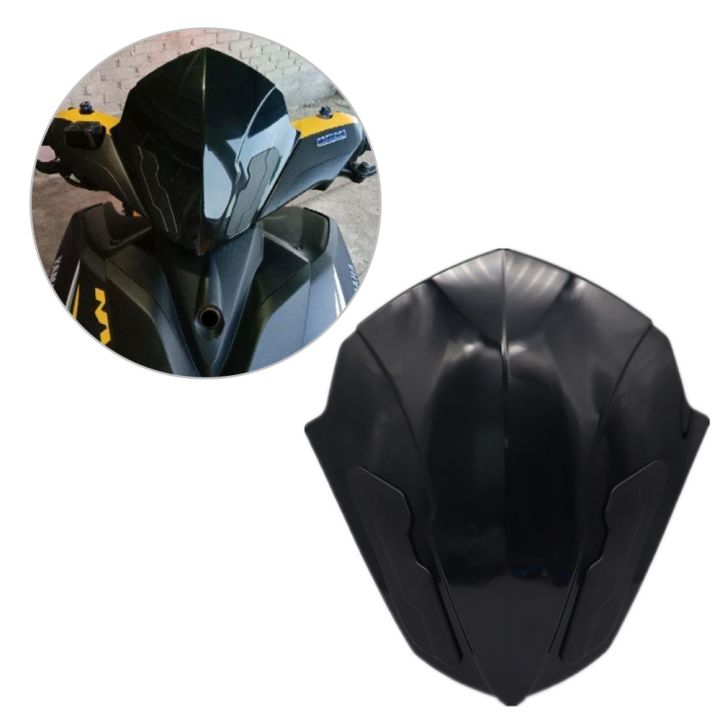 Motorcycle%20Windshield%20WindScreen%20Visor%20Viser%20for%20155%20V1%20/%20Aerox%20155%20/%20V2%202021%20Black%20-%20Image%208
