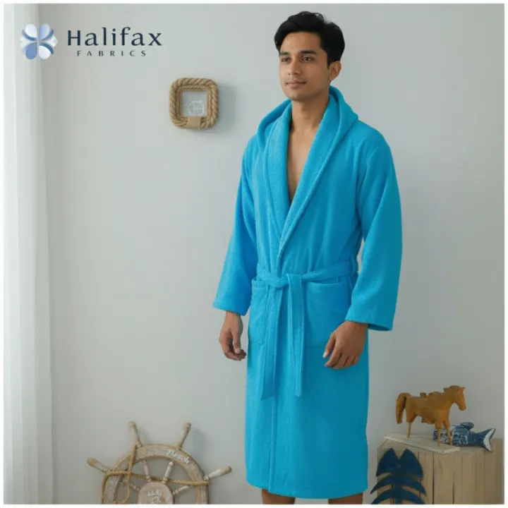 Luxurious%20Blue%20Bathrobe%20%E2%80%93%20100%25%20Cotton%20Terry,%20Soft%20&%20Absorbent%20Adult%20SPA%20Bath%20Robe%20with%20Pockets%20&%20Belt%20-%20Image%203