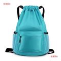 Drawstring Bag Drawstring Backpack Simple Backpack Sports Bag Waterproof Lightweight Foldable Fitness Storage Basketball Bag.