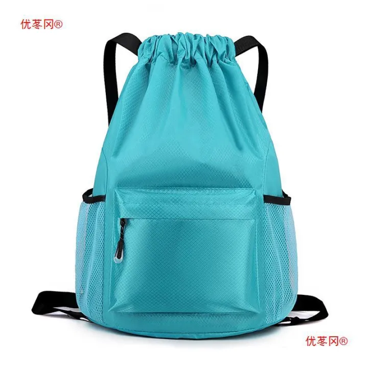 Drawstring%20Bag%20Drawstring%20Backpack%20Simple%20Backpack%20Sports%20Bag%20Waterproof%20Lightweight%20Foldable%20Fitness%20Storage%20Basketball%20Bag%20-%20Image%205