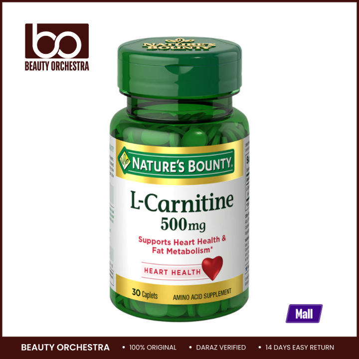l-carnitine daraz Nature's Bounty L-Carnitine 500 mg - 30 Caplets