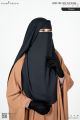 Glam Touch Premium Naomi Double Part Flap Niqab. 