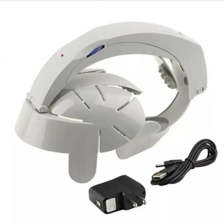Electric Head Massage Helmet Vibration Therapy Brain Massager Home Relaxing Head Massager Head Massage Instrument