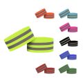 1 Pair Reflective Bands Elastic Armband Wristband Ankle Leg Straps Kids Safety Reflector Outdoor Night Cycling Jogging Running. 