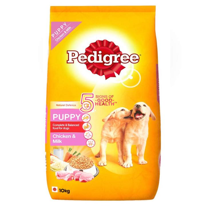 Pedigree Puppy Dry Dog Food, Chicken & Vegetables, 10kg Pack