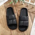 Summer slippers simple Japanese style couple non-slip soft bottom thick bottom sandals men and women Slippers Slides. 