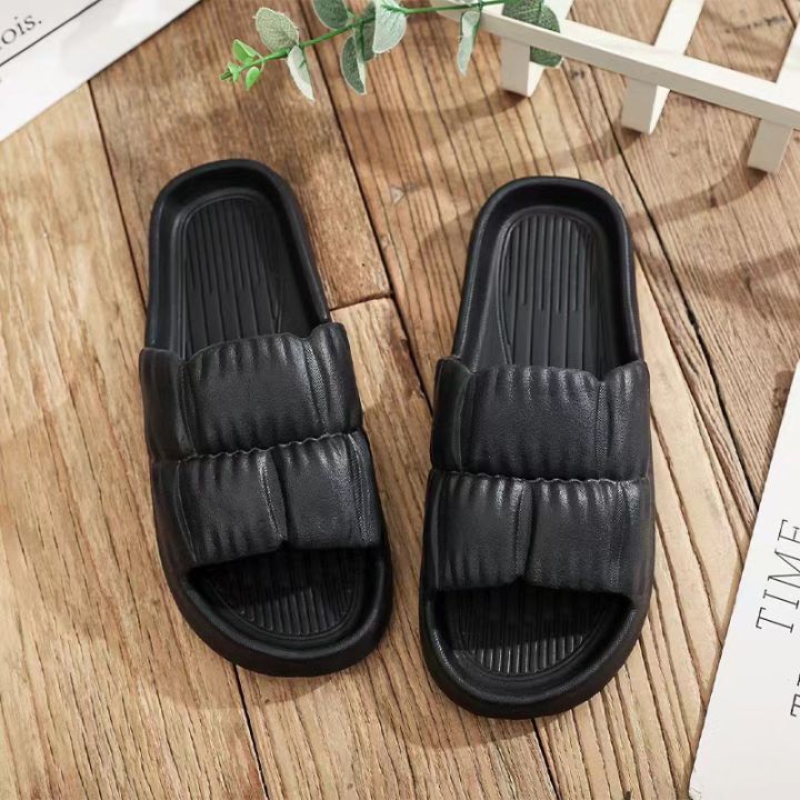 Summer%20slippers%20simple%20Japanese%20style%20couple%20non-slip%20soft%20bottom%20thick%20bottom%20sandals%20men%20and%20women%20Slippers%20Slides%20-%20Image%203