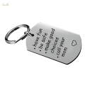 Keychain with Keyring Mommy Day Gift Meaningful Sturdy Birthday Gift Stainless.