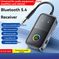 RGB Wireless Audio Adapter Bluetooth 5.4 Receiver Transmitter 3.5mm AUX for Speaker PC TV Car Audio Receiver. 