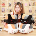 Cartoon Natsume Friends Tent Cat Teacher Doll Anime Peripheral Plush Toys Cat Niangkou Sansan Doll Wholesale. 