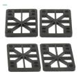 3x4 Pieces Skateboard Longboard Shock Pads Risers 0.6cm Or 0.8cm Black 6mm.