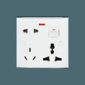 Super Star Slim 6 pin Multi All Rounder Combined Socket with Switch.