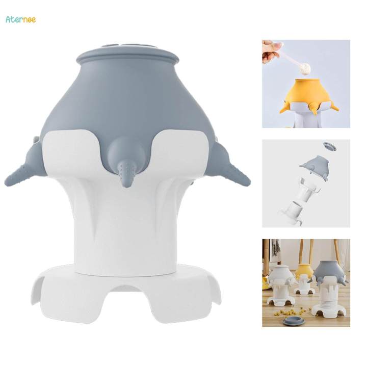 Pet%20Milk%20Bowl%20Pets%20Nursing%20Bottle%20Anti%20Choking%205%20Nozzles%20Nursing%20Station%20Gray%20Hollow%20Base%20-%20Image%207