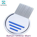 Stainless Steel Dog Lice Comb, Detangling Grooming Tool, Nits Brush for Pet Grooming. 